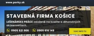 3 obrázok firmy STAVEBNÁ FIRMA PORKY S.R.O. Dodávateľ komerčnej výstavby v Košice KI